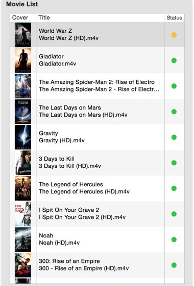 help movie list en
